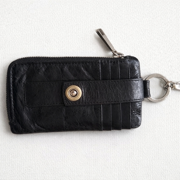 HOBO Accessories - HOBO Black Leather Keychain Pouch